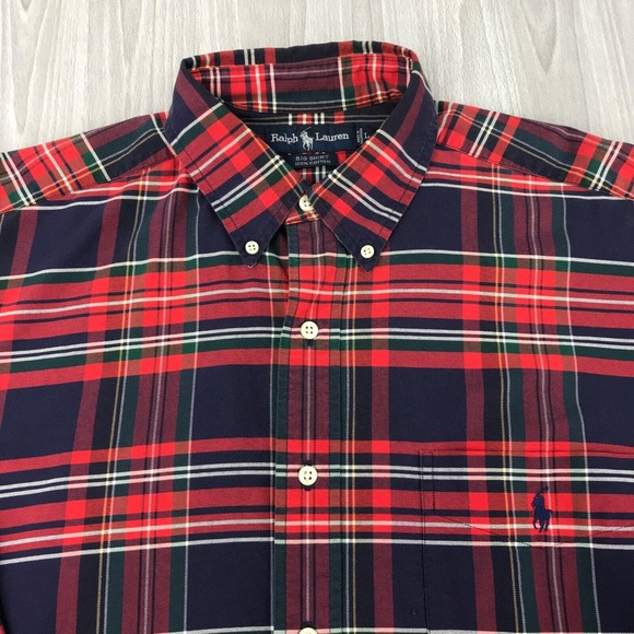 Ralph Lauren Other - Ralph Lauren BIG SHIRT 100% COTTON Button Up Shirt Logo Size: LARGE Long Sleeve